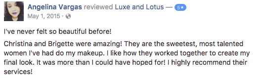Luxe and Lotus Review - Angelina